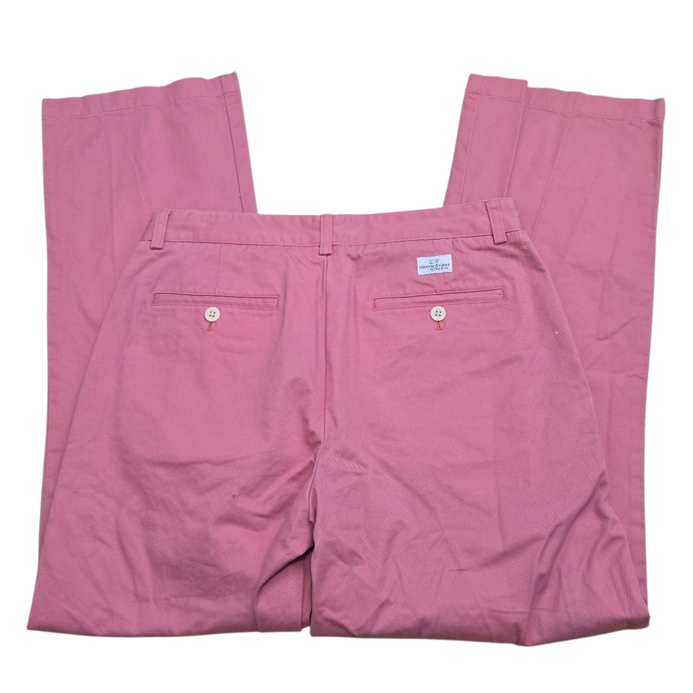Vineyard Vines Pants Men's 32x30 Pink Club Chino Pant Cotton Twill Golf Casual